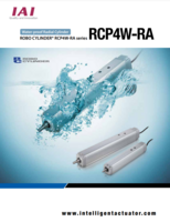 IAI RCP4W-RA CATALOG RCP4W-RA SERIES: WATER-PROOF RADIAL ROBO CYLINDER